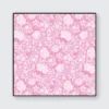 Frolic hot silhouettte pink mit Rosen und Blumen von Benartex