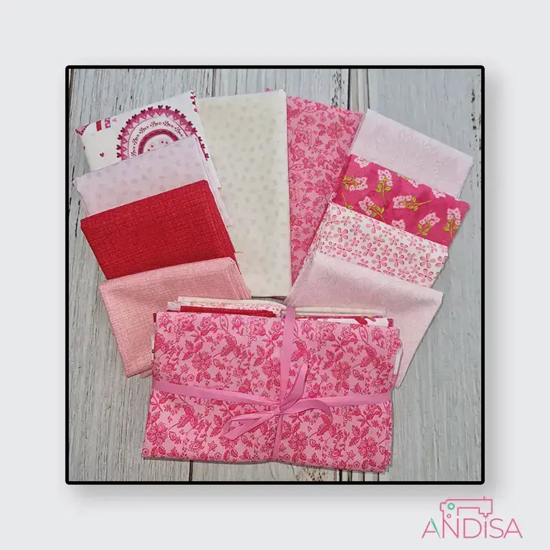 Stoffpackung Kissen Heartbeat