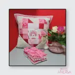Quilten in Inch oder cm ein gequiltetes Kissen in Herzform