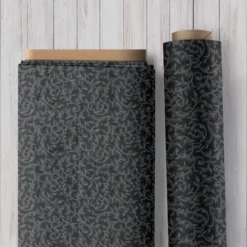 Alternative view of ✨ Black-on-Black Quiltstoff mit Ornament – eleganter Kontraststoff von Windham Fabrics