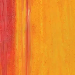 Batikstoff Bali Escapes Rainbows Orange / Gelb von Benartex