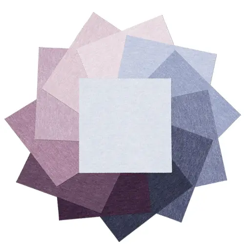 „Cotton Shot Layer Cake von Amanda Murphy – 42 Patchworkstoffe in Blau- und Violetttönen, 10 x 10 Zoll Quadrate aus hochwertiger Baumwolle“