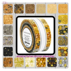 Gold Jelly Roll streifen