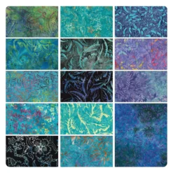 Alternative view of Strip-Pies (im Jelly Roll®-Format) – Bali Calypso Jelly Roll Stoffstreifen von Benartex für traumhafte Patchworkprojekte