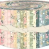 Songbird Serenade Jelly Roll – romantische Stoffrolle von Poppie Cotton mit Vogelmotiven und floralen Designs
