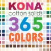 Kona Cotton Stoff von Robert Kaufman – Baumwollstoff in vielen Farben für Patchwork und kreative Nähideen