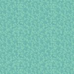 Wildflowers Teal – türkisfarbener Baumwollstoff mit Wildblumen von Poppy Cotton