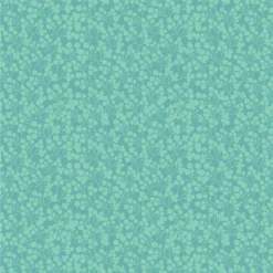 Wildflowers Teal – türkisfarbener Baumwollstoff mit Wildblumen von Poppy Cotton