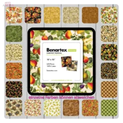 goldener herbst in stoffform benartex layer cake