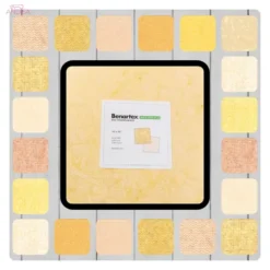 Bali Golden Beach Layer Cake von Benartex – Stoffpaket mit 42 warmen Batik-Quadraten (10″×10″)
