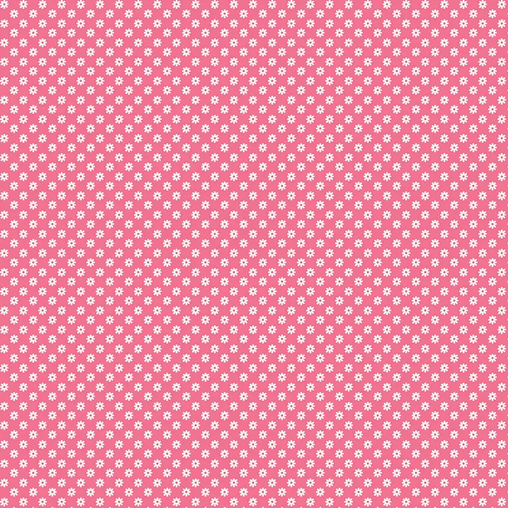 „Pinke Gänseblümchen-Stoff – Color Up Daisy Bright Medium Pink 13349‑22 von Benartex, 100 % Baumwolle, ca. 110 cm breit“