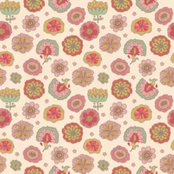 Nahaufnahme des Blütenmusters in Rosa mit zartem Farbverlauf happy Flower Rose