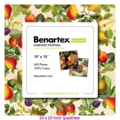 goldener herbst in stoffform benartex layer cake