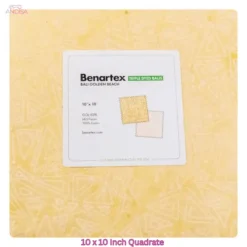 Bali Golden Beach Layer Cake von Benartex – Stoffpaket mit 42 warmen Batik-Quadraten (10″×10″)