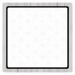 Weiß auf Weiß Baumwollstoff mit floralem Muster aus Blüten, Punkten und Linien – Benartex Domino Effect White on White (12420-09).