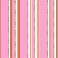 „Rosa Chevron Baumwollstoff – Darling Chevron Stripe 53033‑6 Pink/Weiß/Orange, 100 % Baumwolle, ca. 110 cm breit“
