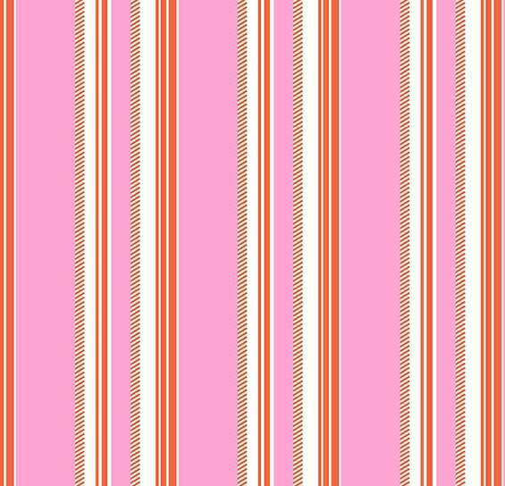 „Rosa Chevron Baumwollstoff – Darling Chevron Stripe 53033‑6 Pink/Weiß/Orange, 100 % Baumwolle, ca. 110 cm breit“