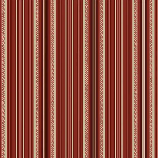 „Rot weiß gestreifter Baumwollstoff – Arbor Stripes Red von Benartex, 100 % Baumwolle, ca. 110 cm breit“