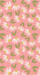 Calico Cowgirls – Big Sunnies Pink von Poppie Cotton: Zarter Landhausstoff mit cremefarbenen Blumen auf Rosa – ideal für Patchwork, Quilts und romantische Nähprojekte.
