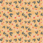 Calico Cowgirls – Big Sunnies Yellow Stoff von Poppie Cotton mit Sonnenblumen auf gelbem Hintergrund