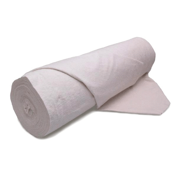 Bio Winline Vlies 80/20 überbreit (304 cm), naturbelassenes Baumwoll-Polyester-Vlies mit Scrim, geeignet für nachhaltige Quiltprojekte.