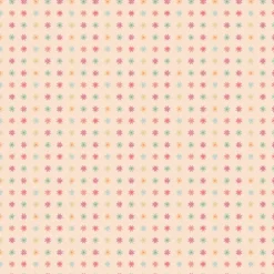 Calico Cowgirls – I Got Spurs Natural Stoff von Poppie Cotton mit geometrischen Sternmotiven auf natürlichem Hintergrund
