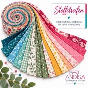 Stoffschnecken im Jelly Roll® Format
