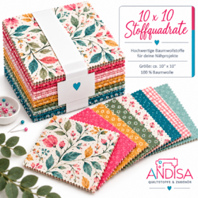 10x10 Stoffquadrate im Layer Cake® Format